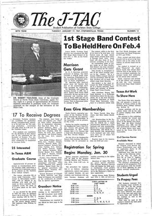 The J-TAC (Stephenville, Tex.), Vol. 46, No. 13, Ed. 1 Tuesday, January 17, 1967