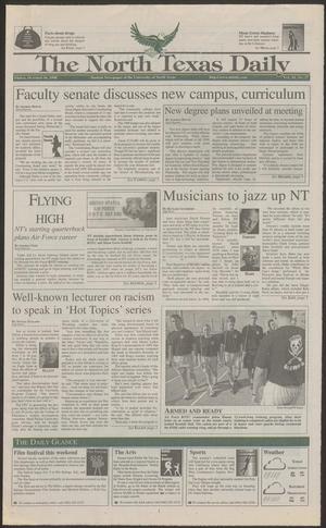 The North Texas Daily (Denton, Tex.), Vol. 81, No. 28, Ed. 1 Friday, October 16, 1998
