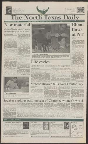 The North Texas Daily (Denton, Tex.), Vol. 81, No. 46, Ed. 1 Wednesday, November 18, 1998