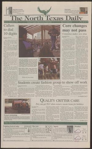 The North Texas Daily (Denton, Tex.), Vol. 81, No. 53, Ed. 1 Thursday, December 3, 1998