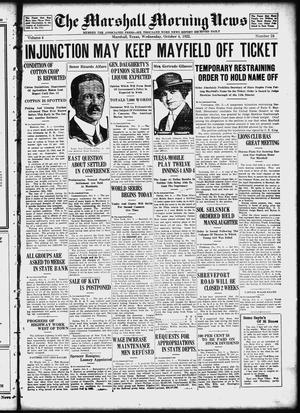 The Marshall Morning News (Marshall, Tex.), Vol. 4, No. 24, Ed. 1 Wednesday, October 4, 1922