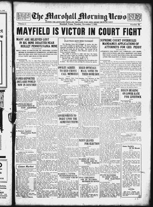 The Marshall Morning News (Marshall, Tex.), Vol. 4, No. 52, Ed. 1 Tuesday, November 7, 1922