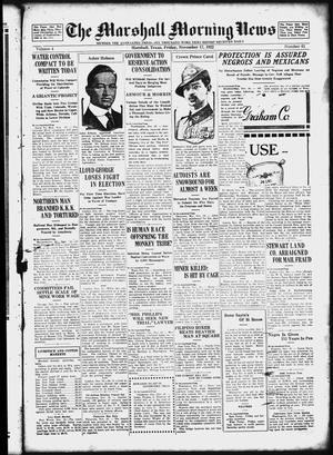 The Marshall Morning News (Marshall, Tex.), Vol. 4, No. 61, Ed. 1 Friday, November 17, 1922