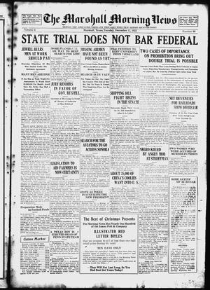 The Marshall Morning News (Marshall, Tex.), Vol. 4, No. 80, Ed. 1 Tuesday, December 12, 1922