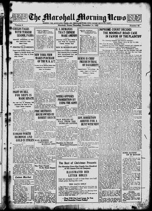 The Marshall Morning News (Marshall, Tex.), Vol. 4, No. 82, Ed. 1 Thursday, December 14, 1922