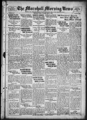 The Marshall Morning News (Marshall, Tex.), Vol. 4, No. 251, Ed. 1 Tuesday, July 3, 1923