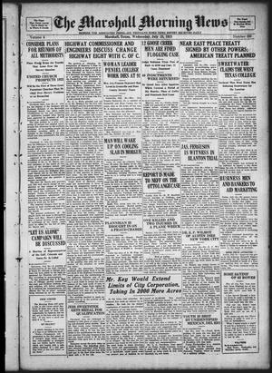 The Marshall Morning News (Marshall, Tex.), Vol. 4, No. 269, Ed. 1 Wednesday, July 25, 1923
