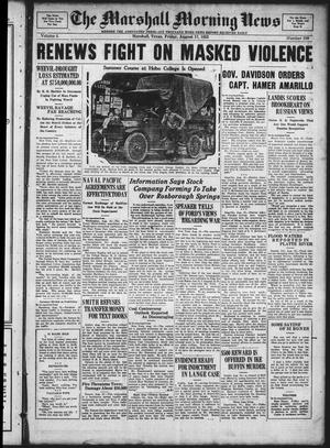 The Marshall Morning News (Marshall, Tex.), Vol. 4, No. 289, Ed. 1 Friday, August 17, 1923