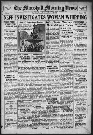 The Marshall Morning News (Marshall, Tex.), Vol. 4, No. 294, Ed. 1 Thursday, August 23, 1923