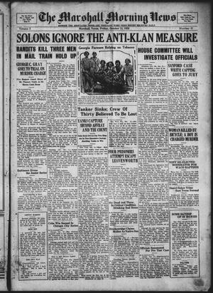 The Marshall Morning News (Marshall, Tex.), Vol. 5, No. 31, Ed. 1 Friday, October 12, 1923