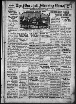 The Marshall Morning News (Marshall, Tex.), Vol. 5, No. 39, Ed. 1 Sunday, October 21, 1923