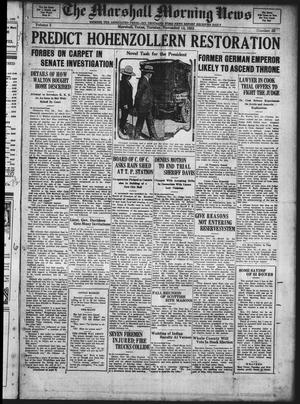 The Marshall Morning News (Marshall, Tex.), Vol. 5, No. 58, Ed. 1 Tuesday, November 13, 1923