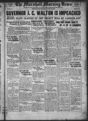 The Marshall Morning News (Marshall, Tex.), Vol. 5, No. 64, Ed. 1 Tuesday, November 20, 1923