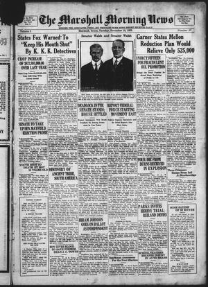 The Marshall Morning News (Marshall, Tex.), Vol. 5, No. 87, Ed. 1 Tuesday, December 18, 1923