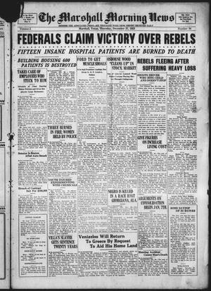 The Marshall Morning News (Marshall, Tex.), Vol. 5, No. 94, Ed. 1 Thursday, December 27, 1923