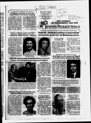 Primary view of object titled 'Jewish Herald-Voice (Houston, Tex.), Vol. 72, No. 6, Ed. 1 Thursday, May 1, 1980'.