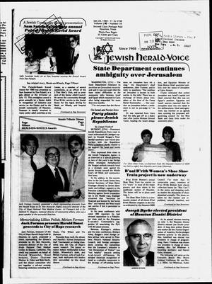 Jewish Herald-Voice (Houston, Tex.), Vol. 72, No. 18, Ed. 1 Thursday, July 24, 1980
