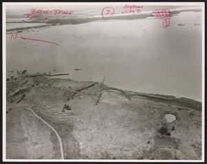 [Squire Haskins Photograph #7 - Lake Ray Hubbard With Red Annotations]