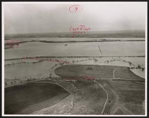 [Squire Haskins Photograph #9 - Lake Ray Hubbard With Red Annotations]