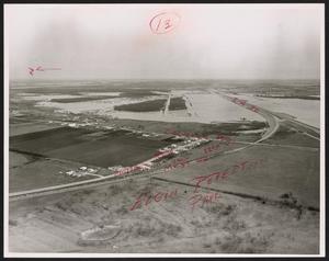 [Squire Haskins Photograph #13 - Lake Ray Hubbard With Red Annotations]