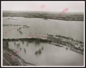[Squire Haskins Photograph #19 - Lake Ray Hubbard With Red Annotations]