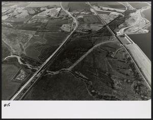 Primary view of object titled '[Elgin Photograph #15 - Lavon Lake Dam & East Fork Trinity River]'.