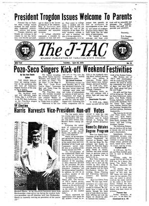 The J-TAC (Stephenville, Tex.), Vol. 50, No. 21, Ed. 1 Tuesday, April 28, 1970