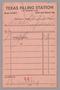 Text: [Invoice for a Gallon of Gasoline, December 12, 1951]