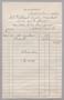 Primary view of [Account Statement for 37th Street Fish Market, November 1952]
