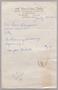 Primary view of [Invoice for Cleaning, Pressing and Repairing Clothes, July 1, 1952]