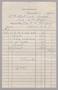 Primary view of [Account Statement for 37th Street Fish Market, February 1952]