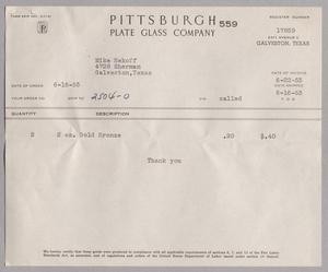 [Invoice for Gold Bronze, June 1953]