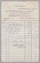 Primary view of [Account Statement for 37th Street Fish Market, November 1953]