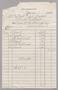 Primary view of [Invoice for Trout and Crabmeat, June 1953]