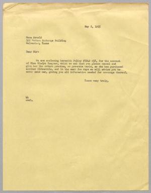 [Letter from A. H. Blackshear, Jr. to Gene Arnold, May 2, 1955]