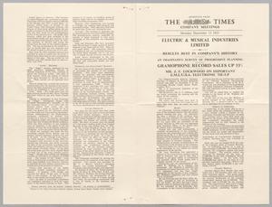 Primary view of object titled 'The Times, Monday, December 12, 1955'.