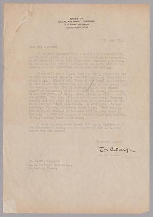 Primary view of object titled '[Letter from J. J. Clark to Mr. Harris Kempner, June 20, 1946]'.