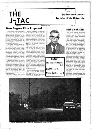 The J-TAC (Stephenville, Tex.), Vol. 54, No. 13, Ed. 1 Wednesday, January 30, 1974