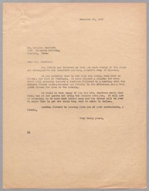 [Letter from Harris L. Kempner to Mr. Langdon Dearborn, December 26, 1946]