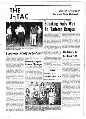Primary view of object titled 'The J-TAC (Stephenville, Tex.), Vol. 54, No. 17, Ed. 1 Wednesday, March 6, 1974'.