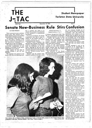 The J-TAC (Stephenville, Tex.), Vol. 55, No. 3, Ed. 1 Wednesday, September 18, 1974