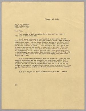 [Letter from Harris L. Kempner to Mr. E. P. McGuire, February 25, 1953]
