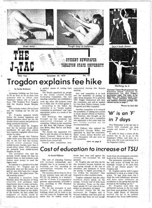 The J-TAC (Stephenville, Tex.), Vol. 55, No. 12, Ed. 1 Wednesday, November 20, 1974