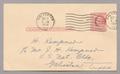 Thumbnail image of item number 2 in: '[Postal Card from Allan Cameron to Harris Leon Kempner, December 3, 1954]'.