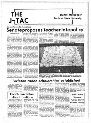 The J-TAC (Stephenville, Tex.), Vol. 57, No. 22, Ed. 1 Thursday, October 14, 1976