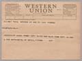 Letter: [Telegram from Hotel St. Regis to Kempner, August 25, 1955]