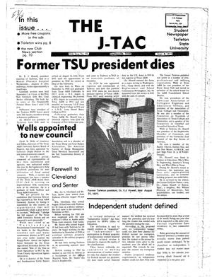 Primary view of object titled 'The J-TAC (Stephenville, Tex.), Vol. 58, No. 15, Ed. 1 Thursday, September 8, 1977'.