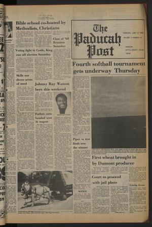 The Paducah Post (Paducah, Tex.), Vol. 74, No. 15, Ed. 1 Thursday, June 12, 1980