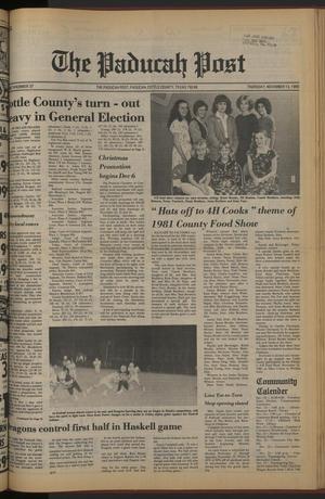 The Paducah Post (Paducah, Tex.), Vol. 74, No. 37, Ed. 1 Thursday, November 13, 1980
