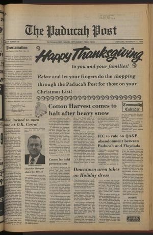 The Paducah Post (Paducah, Tex.), Vol. 74, No. 39, Ed. 1 Thursday, November 27, 1980